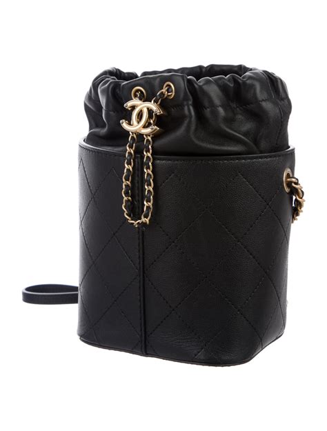 chanel white drawstring bag|chanel bucket bag 2021.